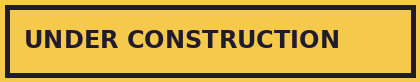 Retro under construction animation